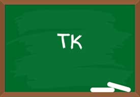 TK chalkboard