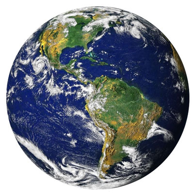 earth photo of the earth taken from space