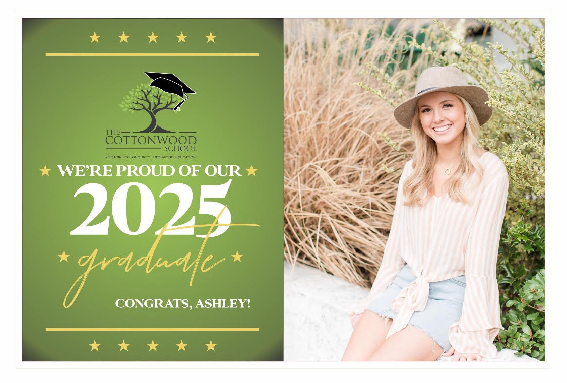 yardsign photo of Cottonwood graduation sign