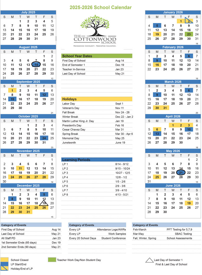 2025-26 school calendar
