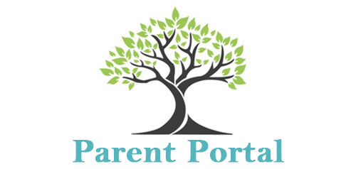 Cottonwood tree icon with the words Parent Portal 