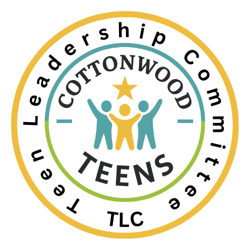 Teen Leadership Committee with TLC Overlay Teen Leadership logo