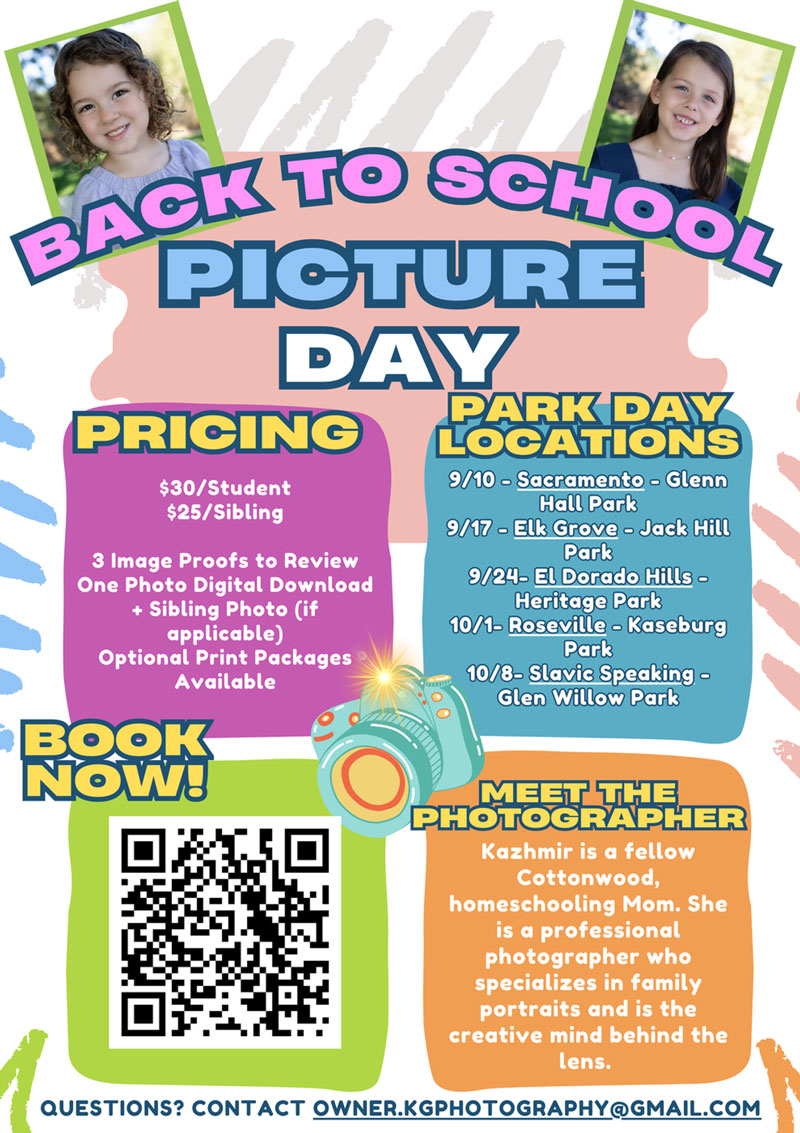 photoday 2025 Back to School Picture Day flyer